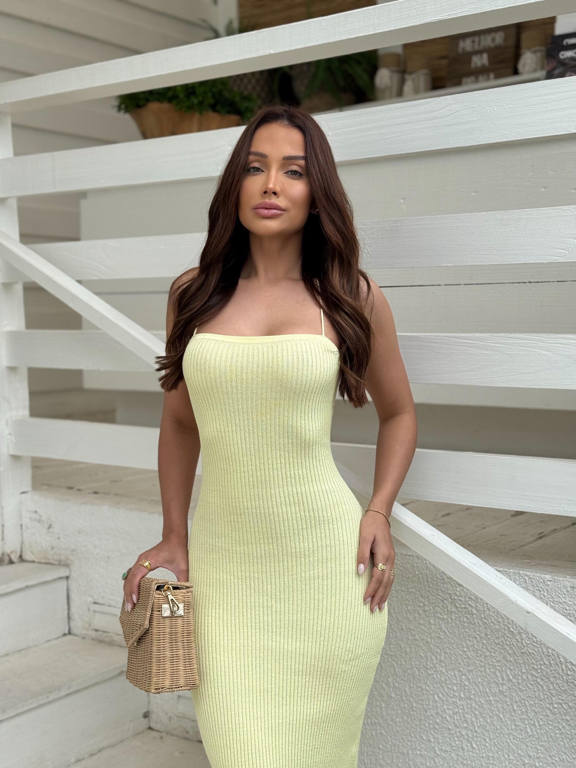 Vestido Modal Cordão